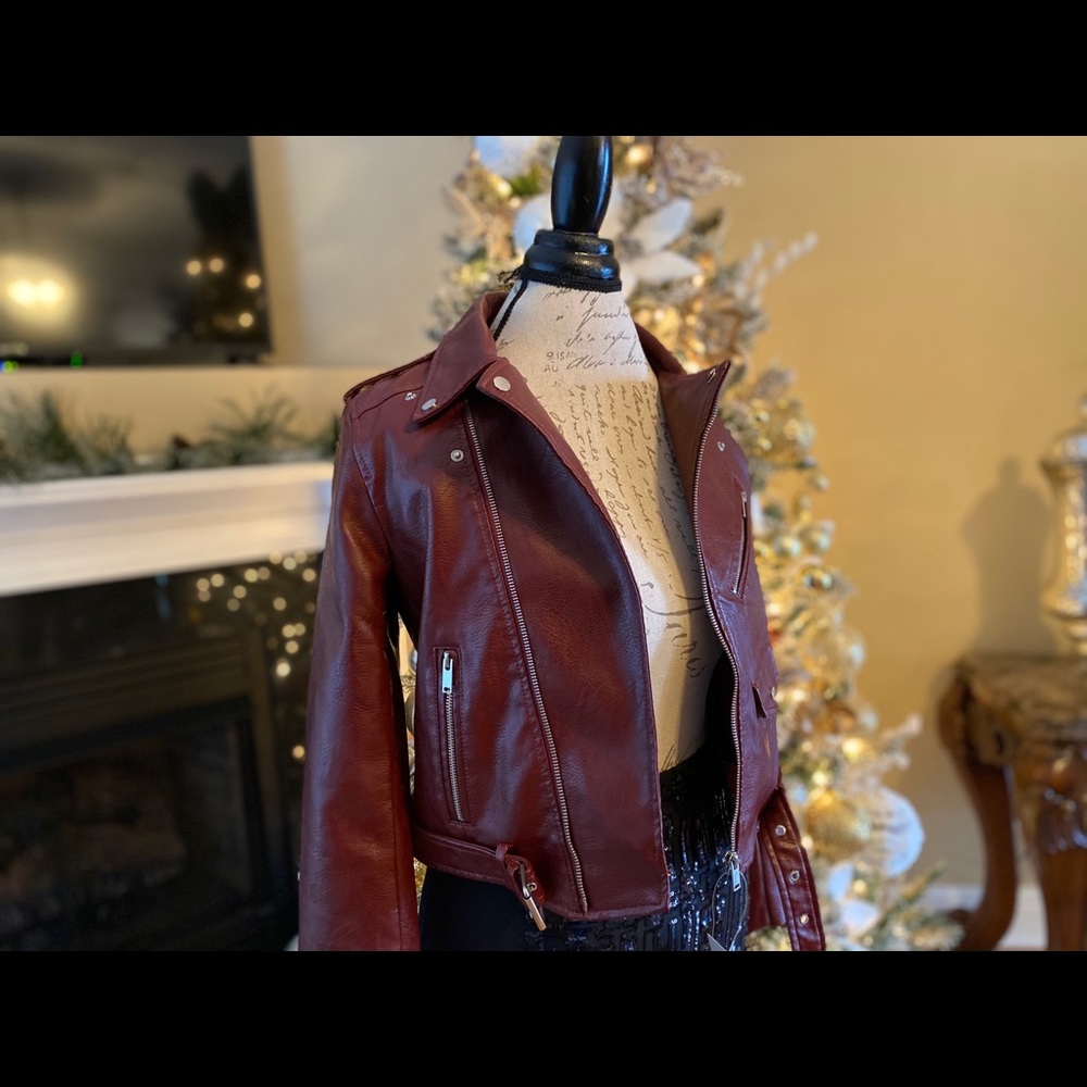 NEW Lika Rulla Leather Jacket - Picture 4 of 6